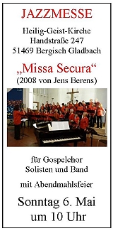 Missa Secura Plakat